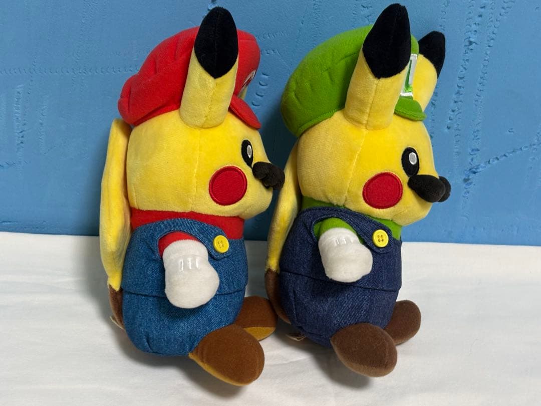 最終値下げ　ポケモンセンター　ピカチュウ　マリオ　ルイージ　ぬいぐるみ　セット