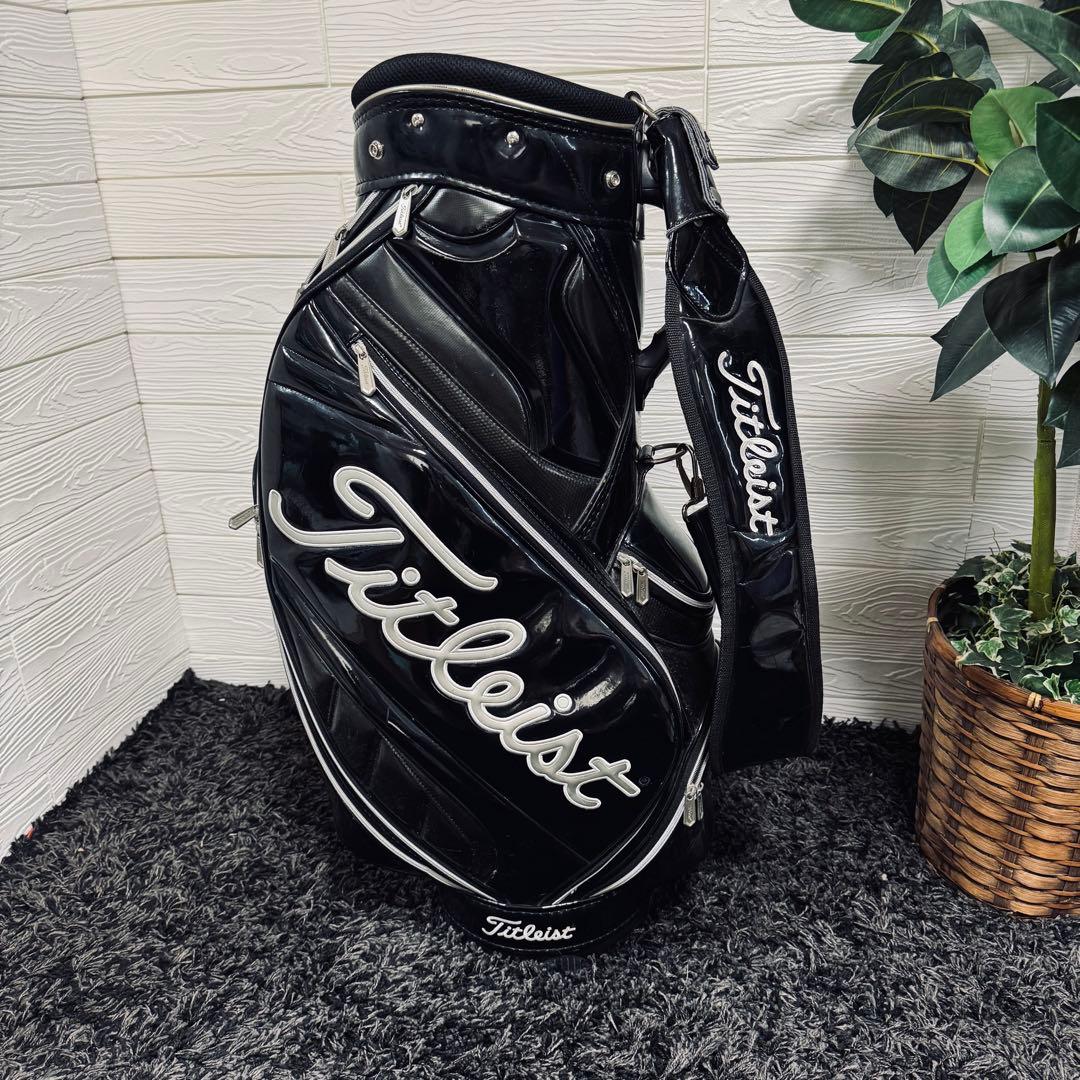 タイトリスト　キャディバッグ エナメル