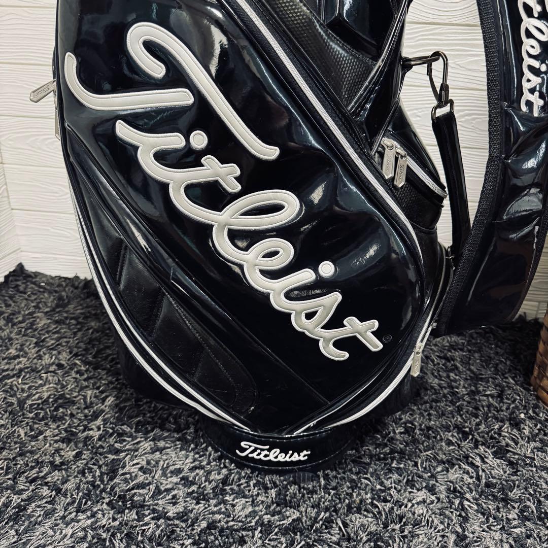 タイトリスト　キャディバッグ エナメル
