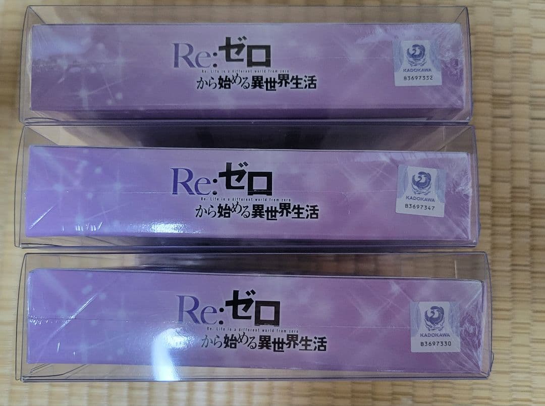 【初版】ヴァイスシュヴァルツ リゼロ 3BOXセット