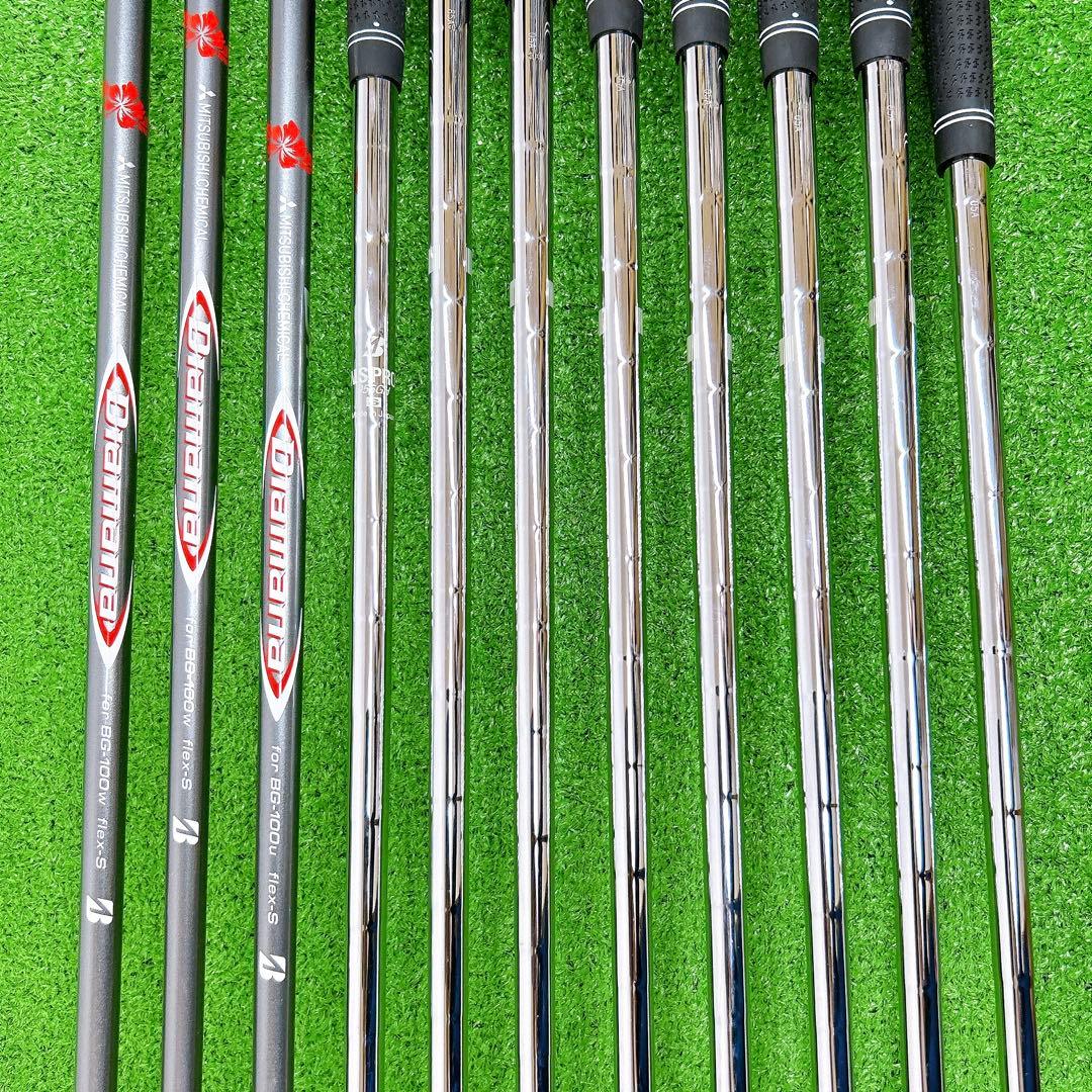 ブリヂストン BG-100 メンズクラブセット 11本 S 初心者 一流 ②