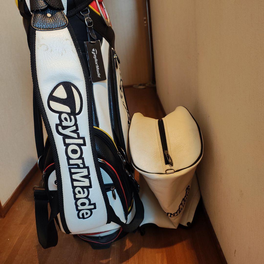 TaylorMade キャディバッグ ホワイト/ブラック/レッド/イエロー