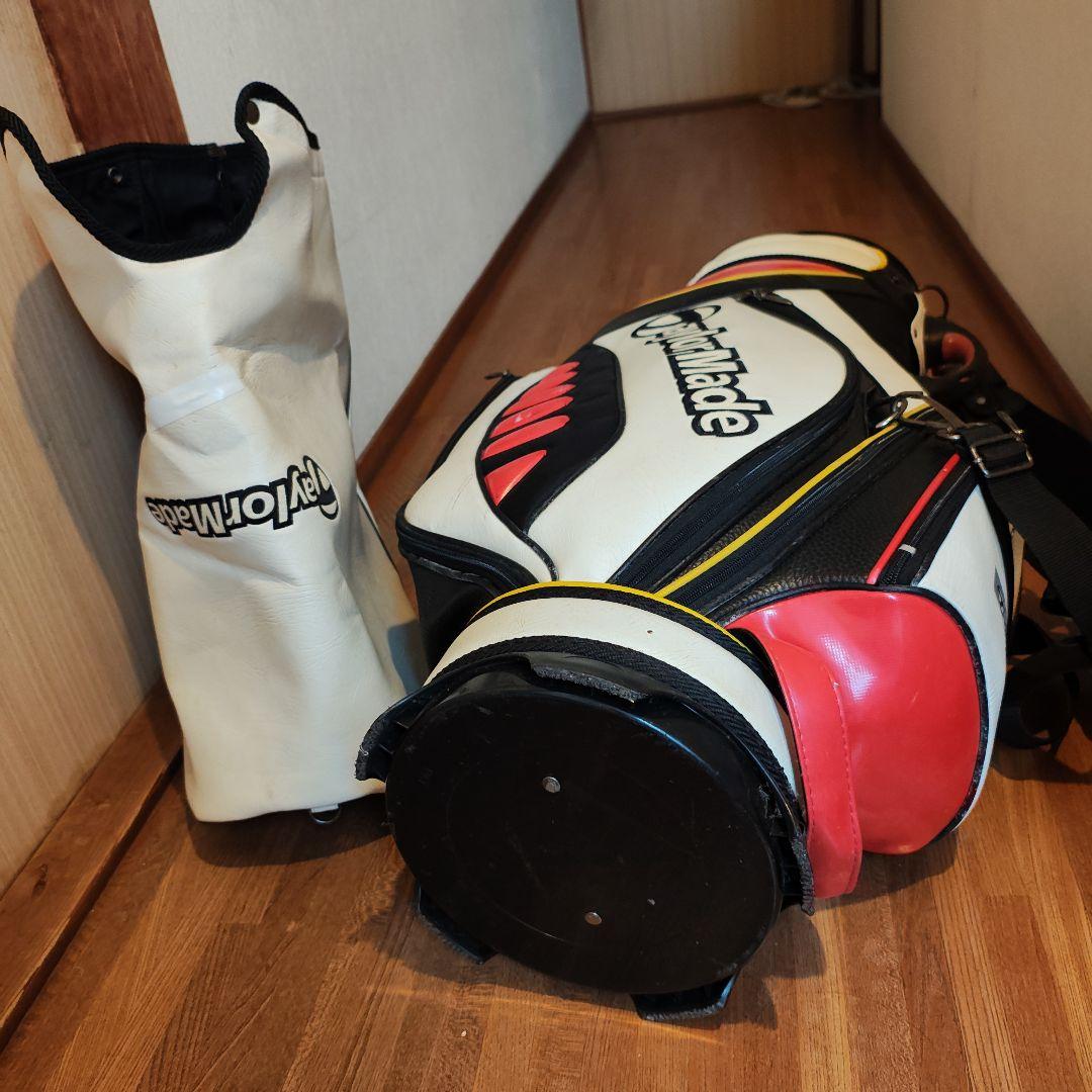 TaylorMade キャディバッグ ホワイト/ブラック/レッド/イエロー