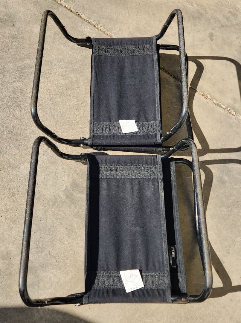 快速旅団 トラベルチェア コットンダック 2脚セット