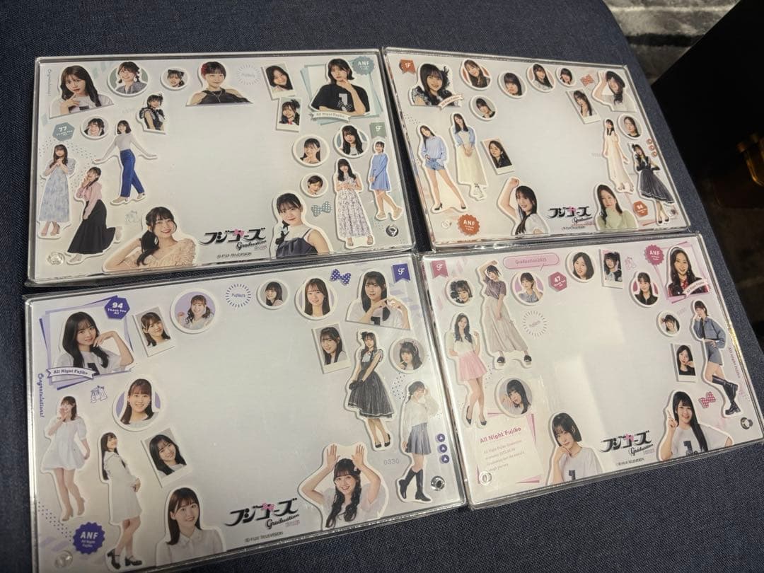 フジテレビ フジコーズ 卒業式 フォトスタンド 4点セット