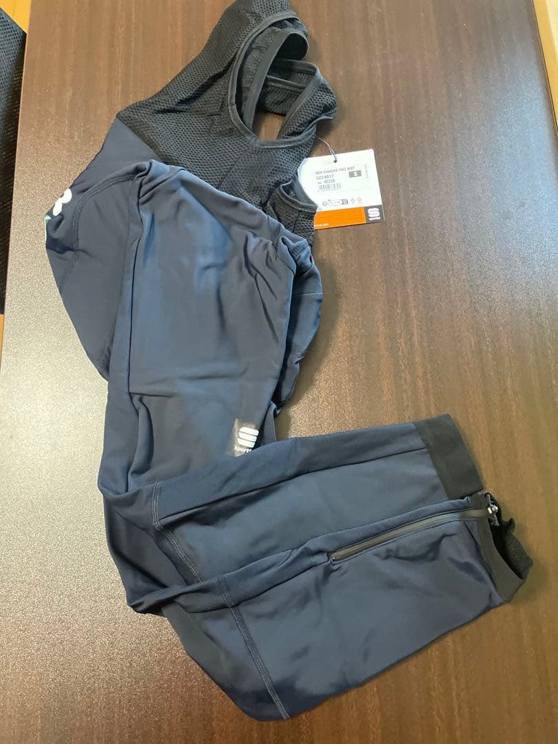 【選手用新品】BORA hansgroheサーマルビブタイツS