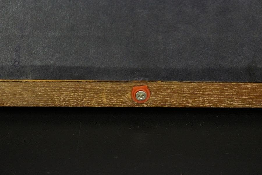 大津絵 鬼の念仏 額入 時代物(A687)