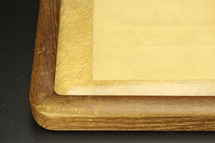 大津絵 鬼の念仏 額入 時代物(A687)