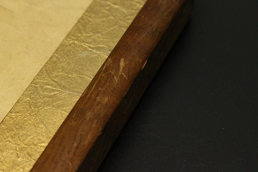 大津絵 鬼の念仏 額入 時代物(A687)