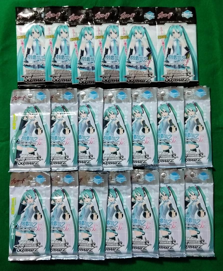 ヴァイスシュヴァルツ 初音ミク カード TCG トレカ 未開封20パック