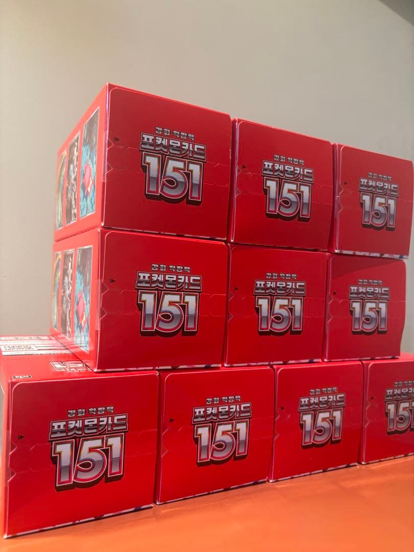 ポケモンカード★151★10BOX★ポケカ★新品送料無料★韓国版