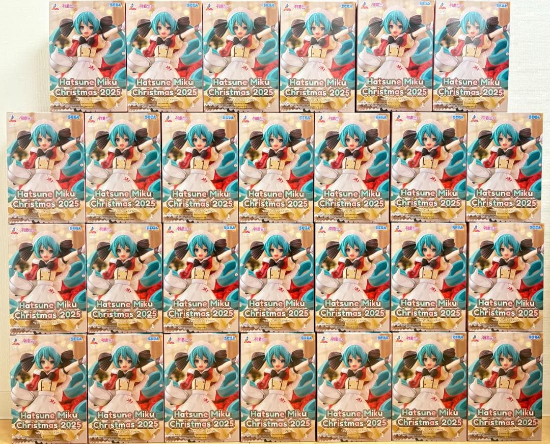 27個　初音ミク　フィギュア　Luminasta　クリスマス2025　まとめ売り