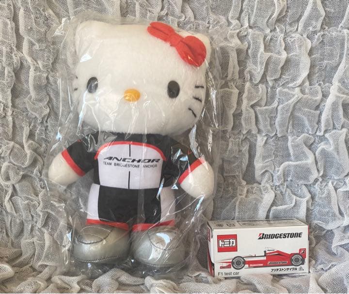 ハローキティ　トミカ　ブリジストンF1記念限定品