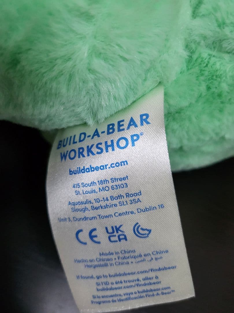 ポムポムプリン✖ビルドアベア　ゾンビぬいぐるみ