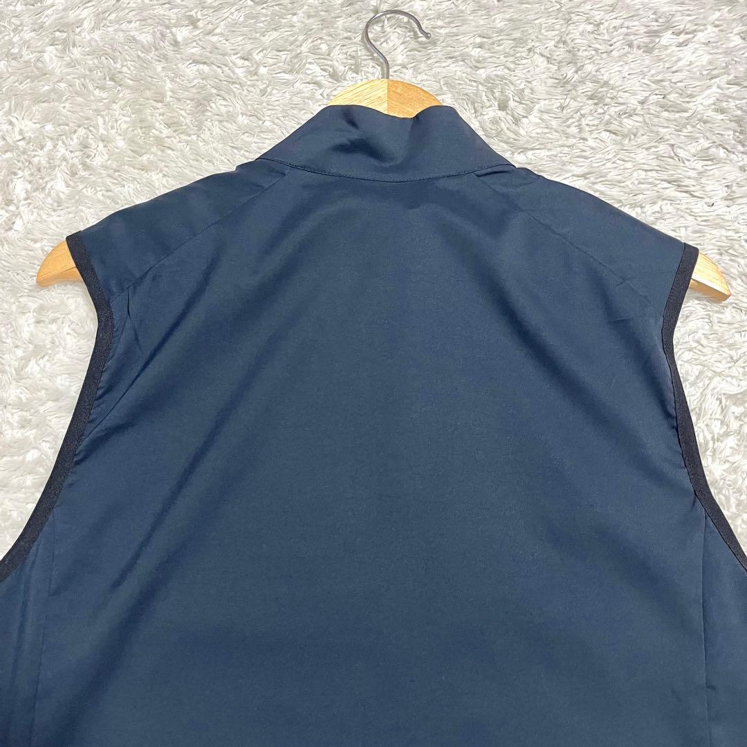 ✨未使用級✨サイコバニー ゴルフウェア ベスト ナイロン ネイビー Lサイズ