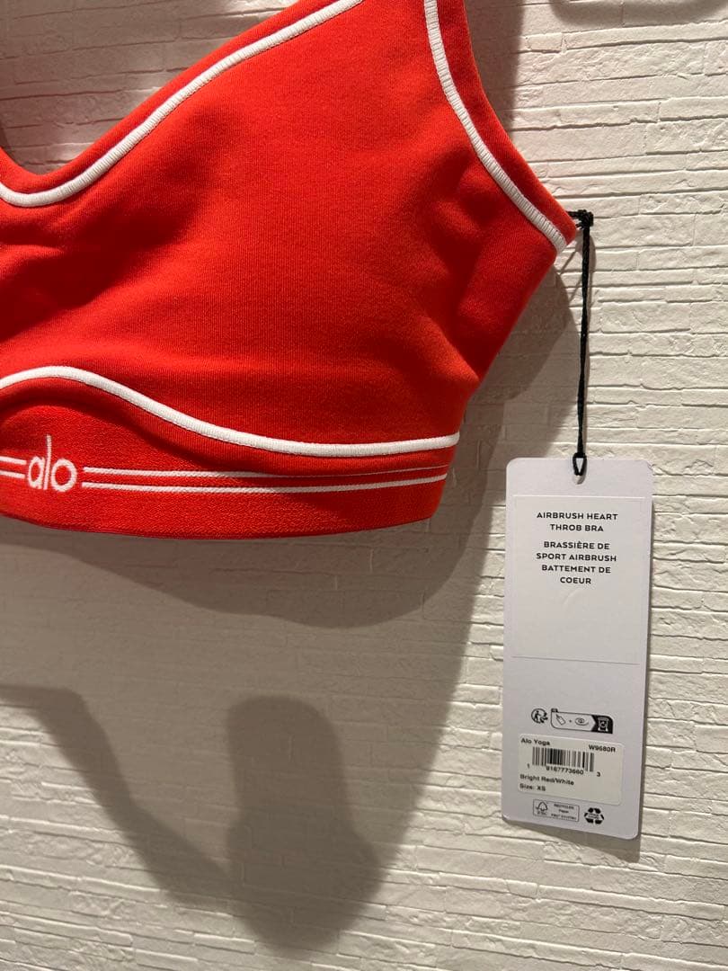 alo Airheart Bra スポーツブラ レッド