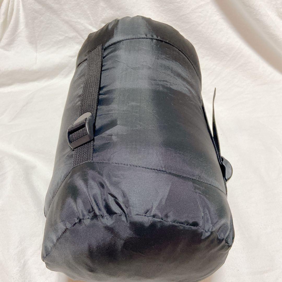 ダウンシュラフ 600FP 400g 寝袋 ダウン キャンプ マミー型ブラック