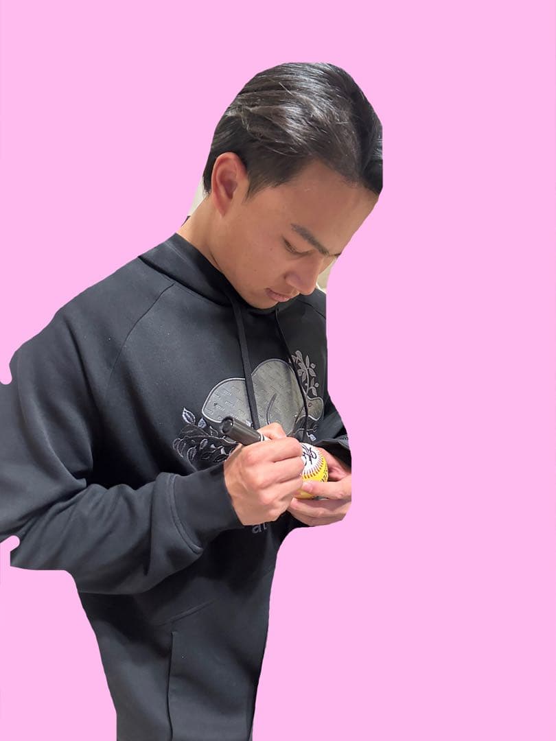 ソフトバンクホークス 徐若熙 直筆サインボール シュー・ルオシー キャンプロゴ