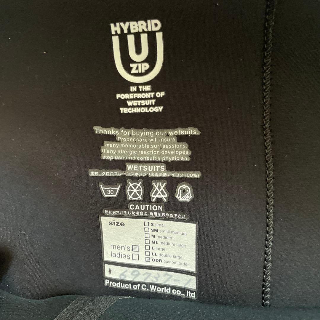 セミドライスーツ グレー/アックスクラッシックウェットスーツ　CJモデル