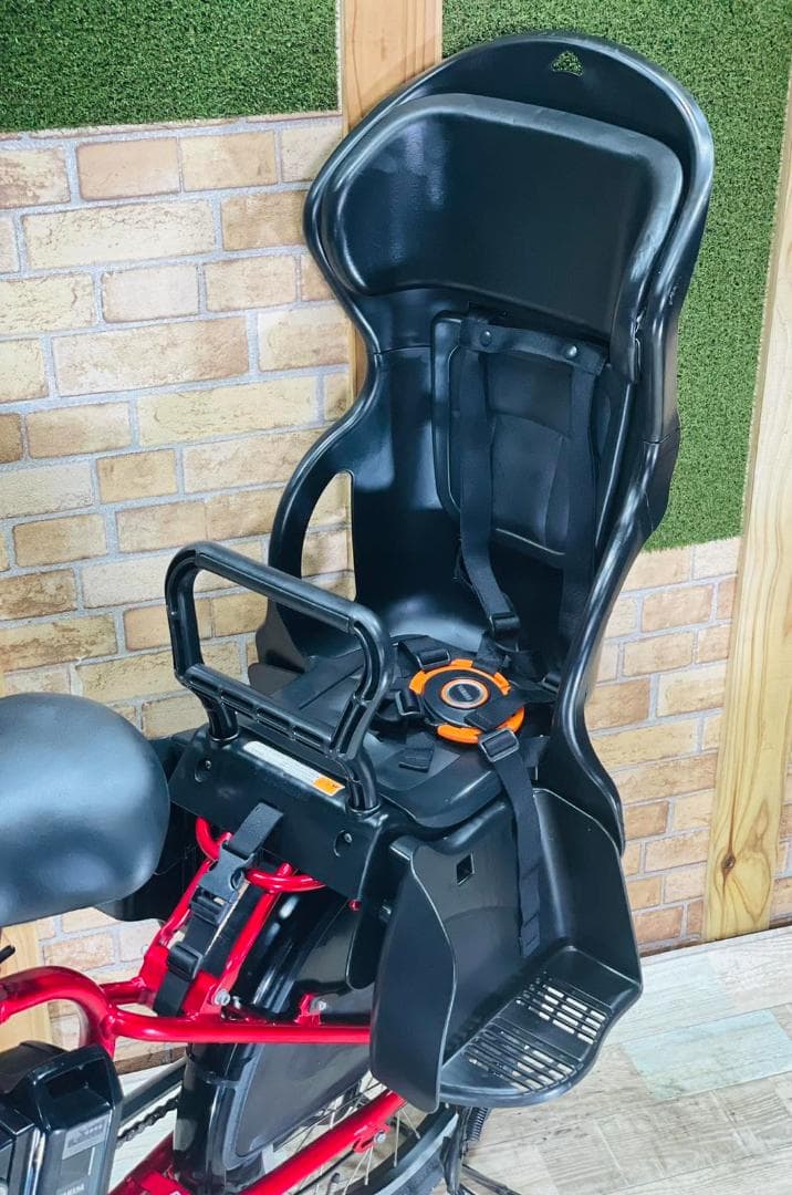 H1932 スーパーセール大容量 ヤマハレッド 子供乗せ電動アシスト自転車