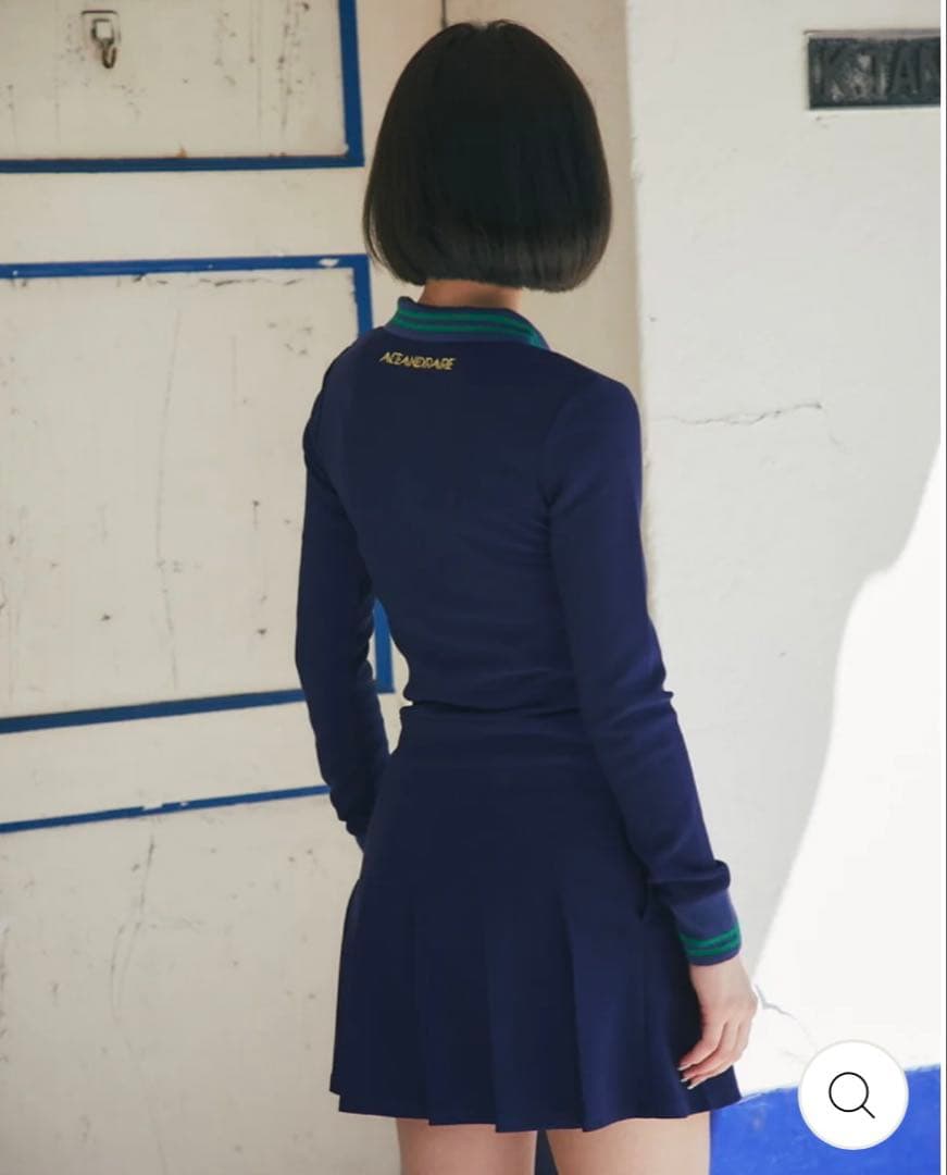 エースアンドレア　ALL DAY ベルト付きポロワンピース