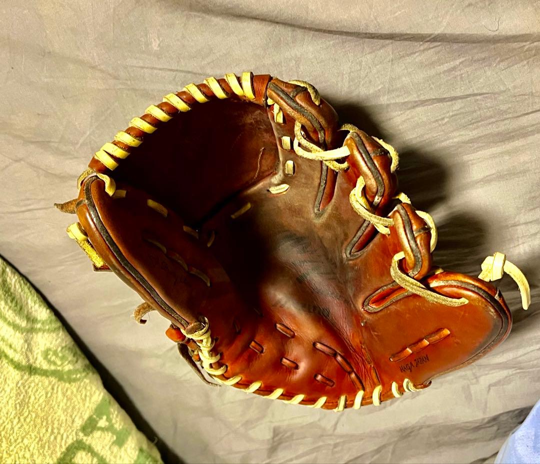 Mizuno 野球グローブ 茶色 右投げ用