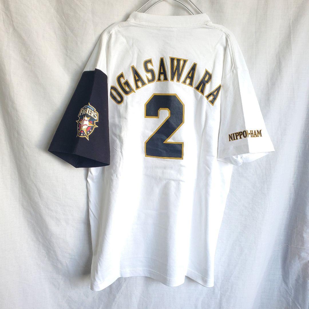 未使用 北海道日本ハムファイターズ 小笠原道大　ガッツ プレイヤーズ Tシャツ