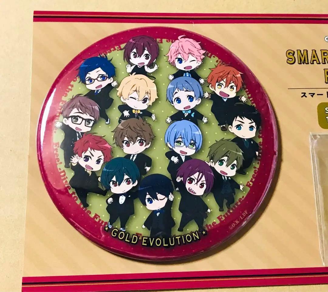 Free!岩鳶＆鮫柄学園トランプ 缶バッジ スマートフォンリング 七瀬遙 松岡凛