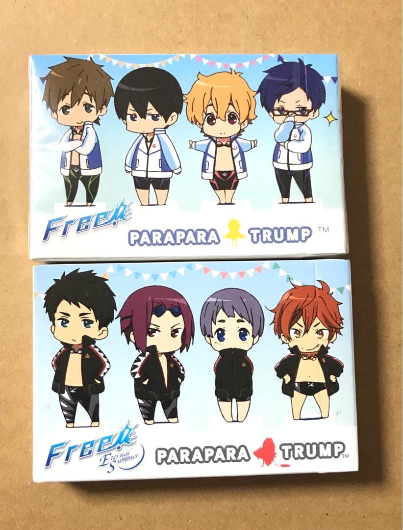 Free!岩鳶＆鮫柄学園トランプ 缶バッジ スマートフォンリング 七瀬遙 松岡凛