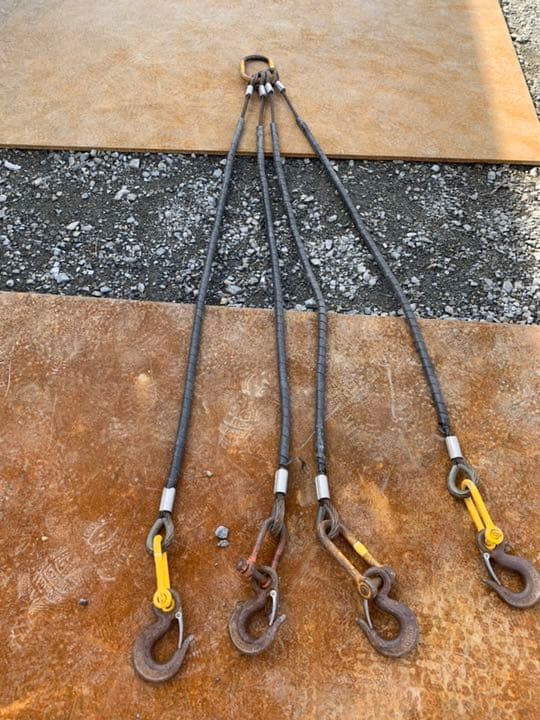 4点吊り 4分 玉掛けワイヤー