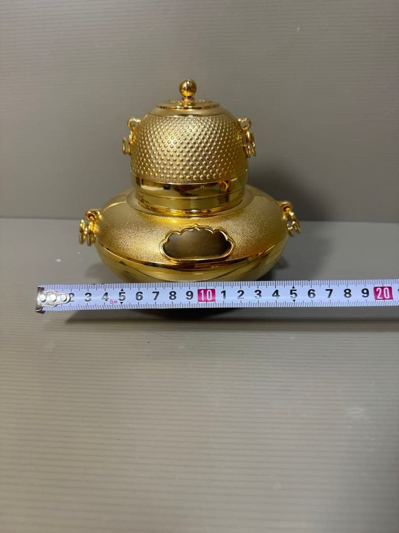 2252  24KGP金メッキ香炉