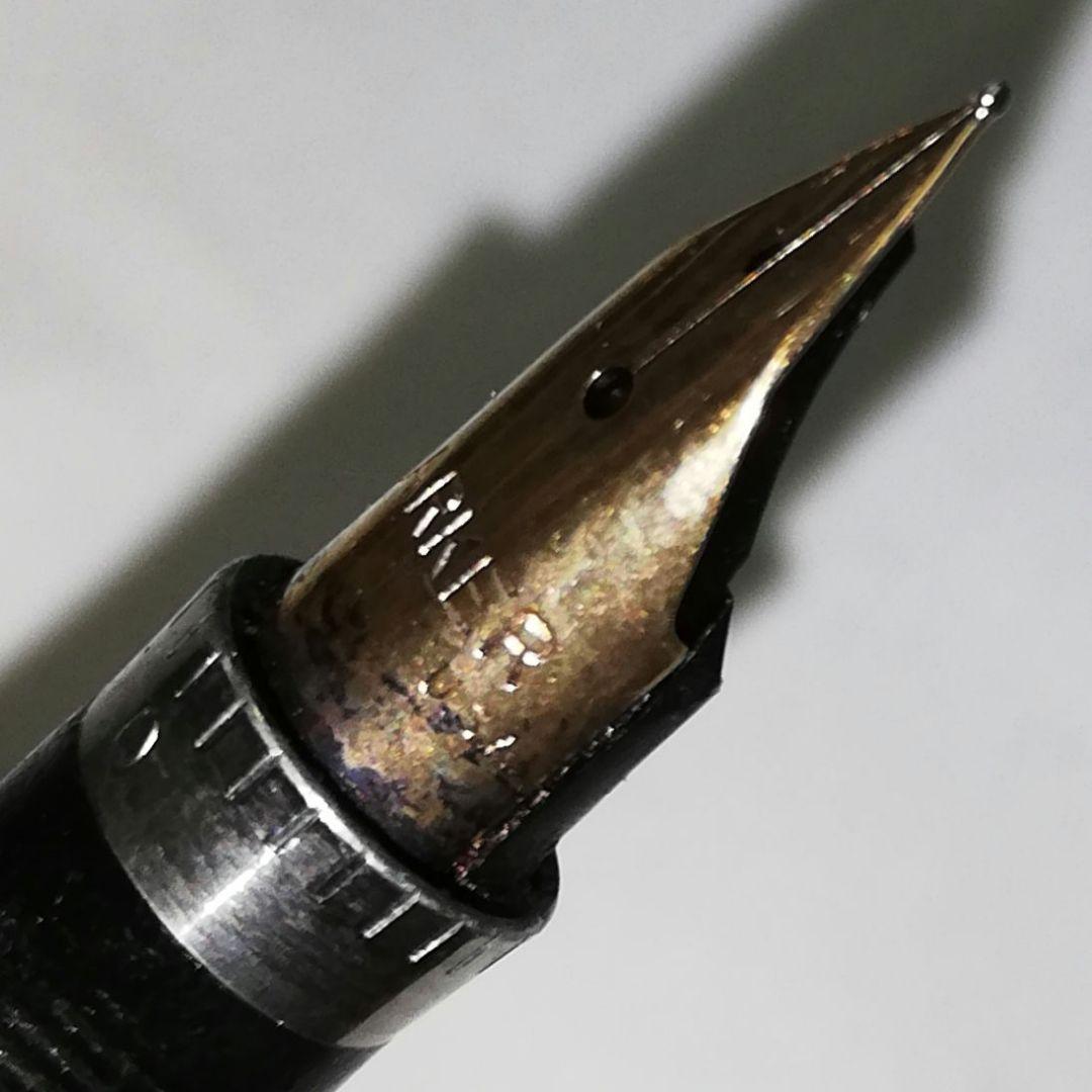 【KM】PARKER　ペン先14K　パーカー　万年筆　スターリングシルバー