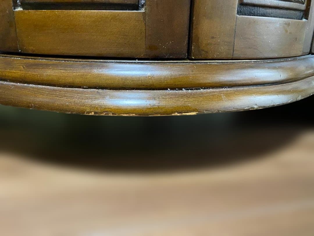 アンティーク風 天然木 キャビネット チェスト サイドボード　12c139