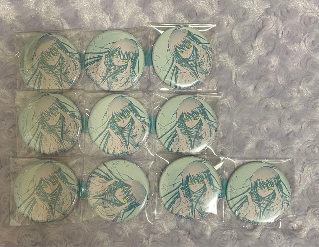 1.ぬらりひょんの孫 氷麗 雪女 つらら マルイ 缶バッジ 10点
