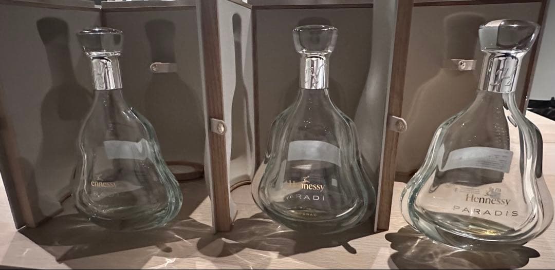 空瓶！Hennessyヘネシー パラディ（3本）箱付 ゆゆゆ専用