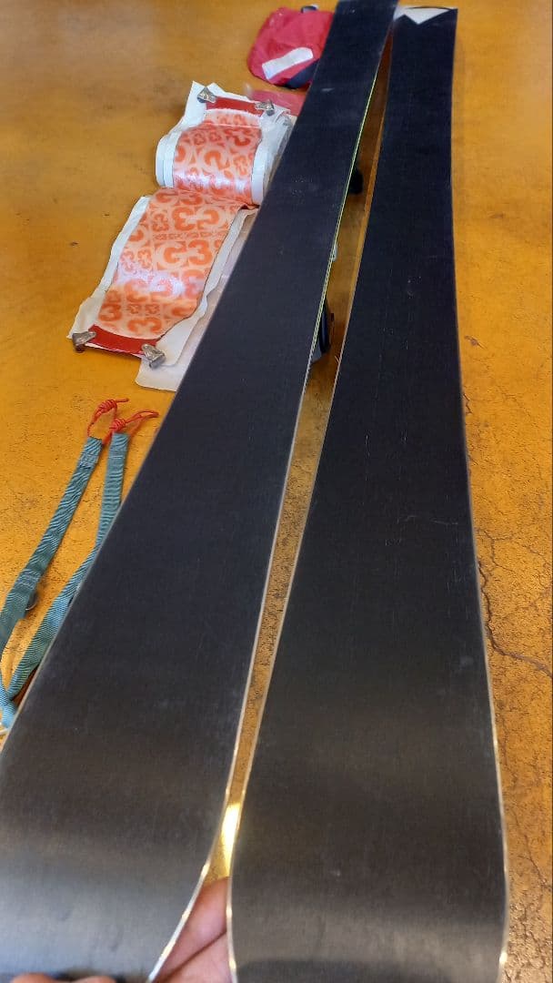 中古山スキーセット　バックカントリー　diamirセミファット　G3シールオマケ