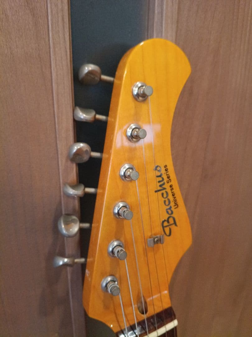 Bacchus　BST-380R エレキギター HSS　旧ロゴ　銀ロゴ