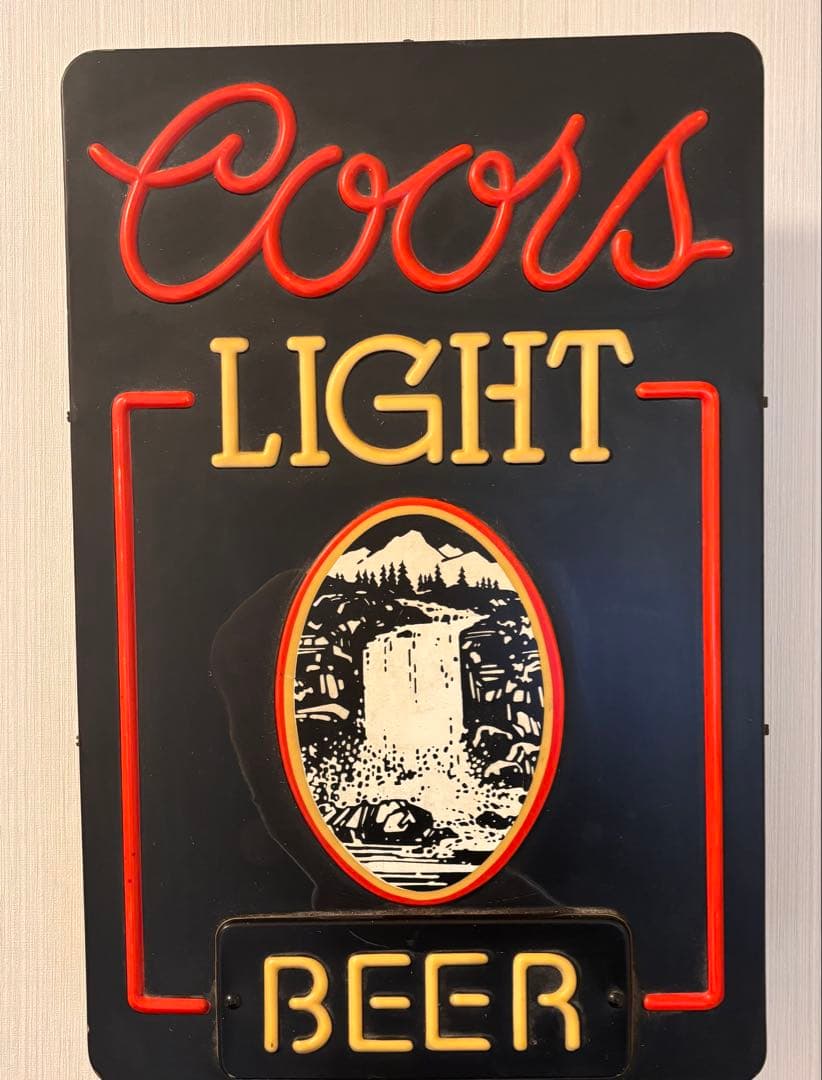 Coors Light ネオン看板　ネオンサイン　ネオンライト　ビンテージ