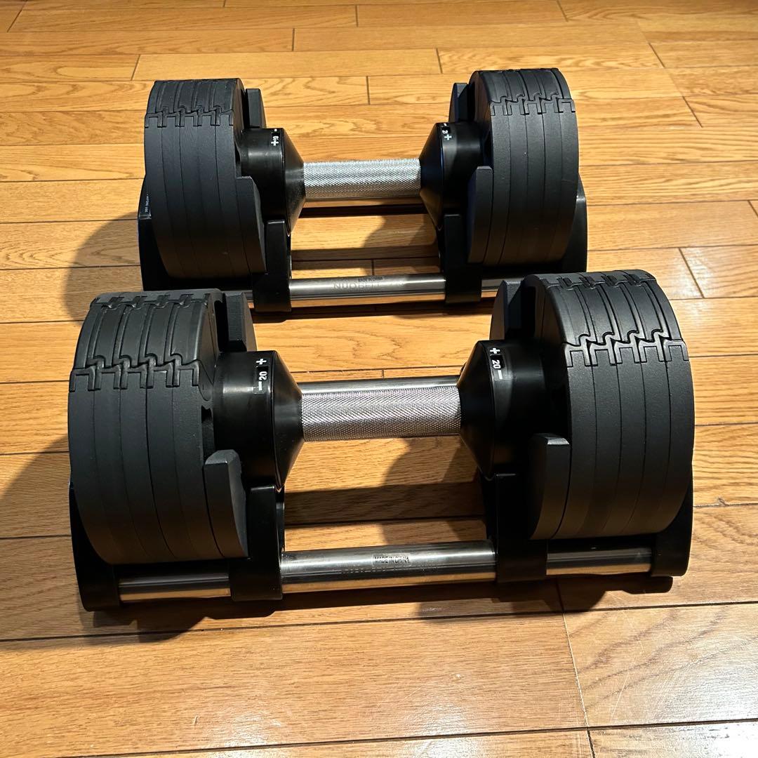 FLEXBELL NUO 可変式ダンベル黒色 重量調整可能 　2kg刻み20kg
