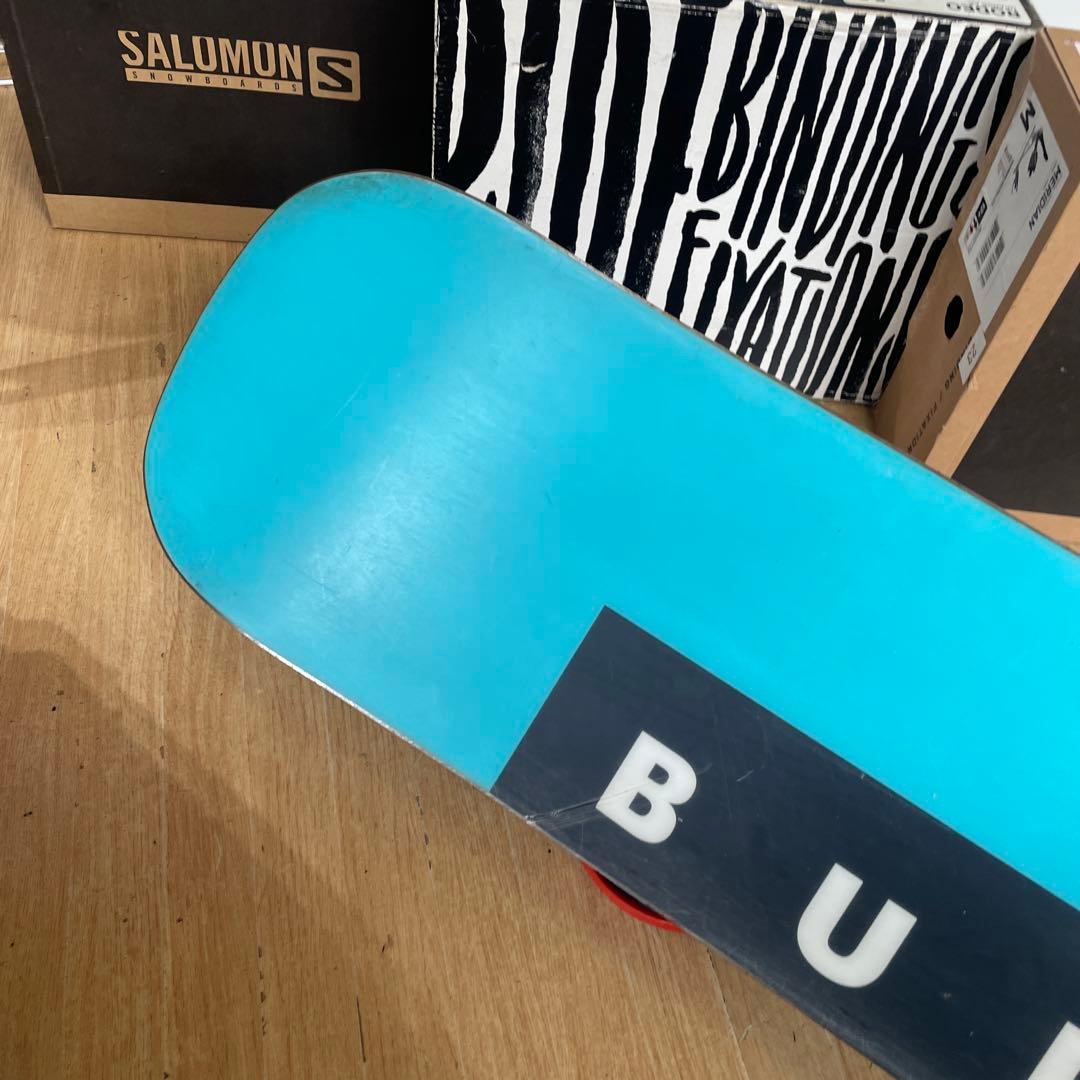 BURTON×FLUX　バートン　スノーボード　フロー　バインディング付