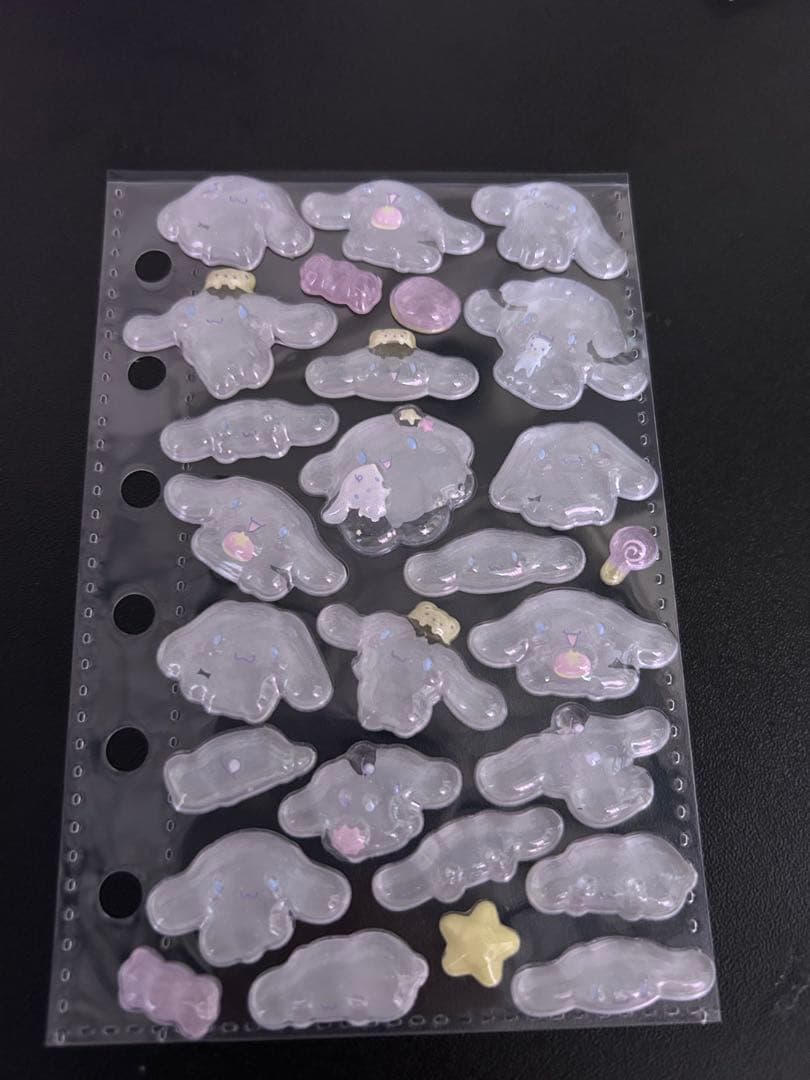 ボンボンドロップシール シール帳 透明ケース付き