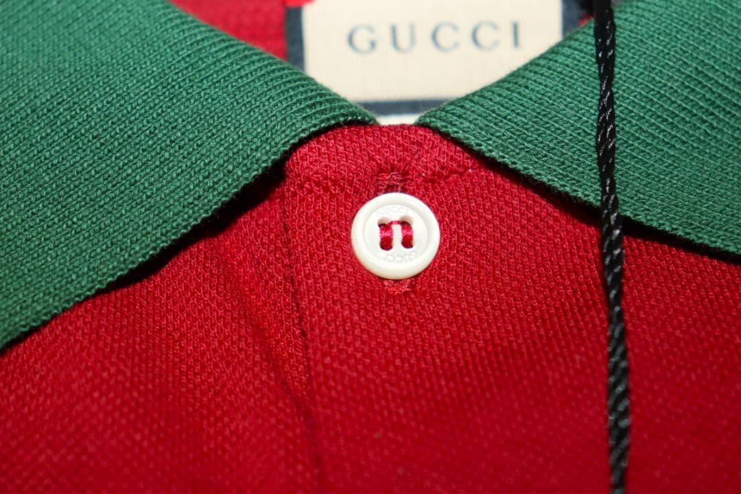 新品 GUCCI ペットコレクション ビッグストライプシャツ (Mサイズ)　Ⓗ