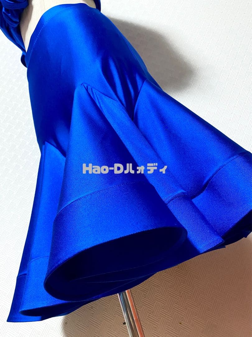 社交ダンス★新作★レッスンウェア★オリジナル★青2点セット