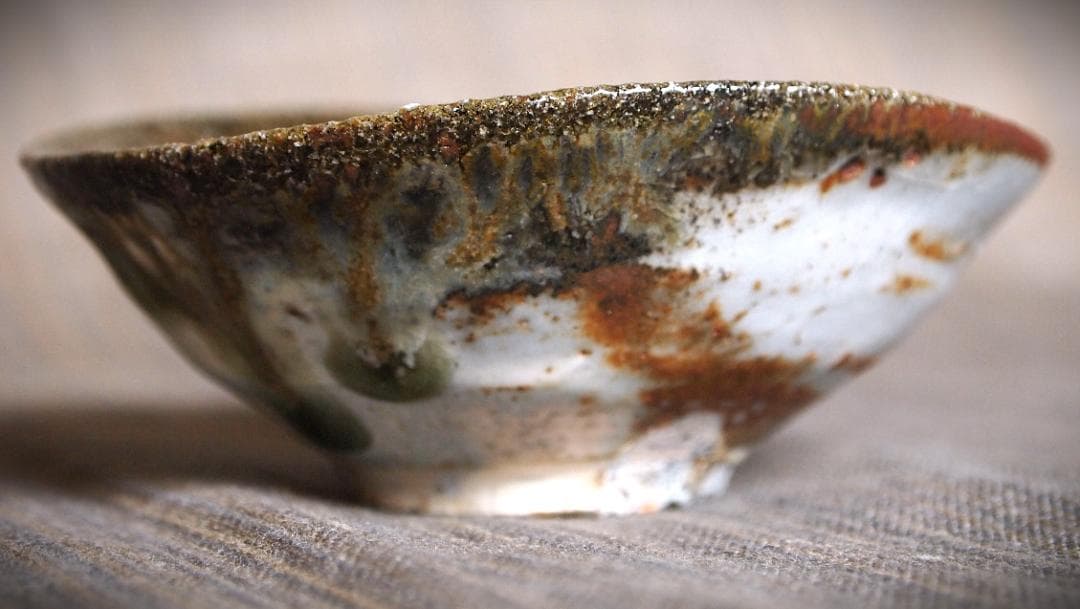 人気作家★辻村塊【師＆父：辻村史朗】★粉引盃★共箱・友布・栞