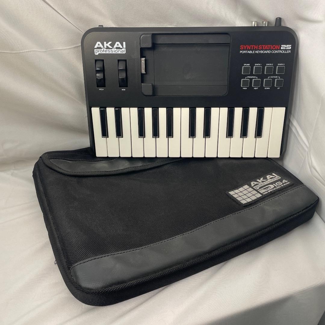 AKAI SynthStation25 iPhone MIDIコントローラ25鍵