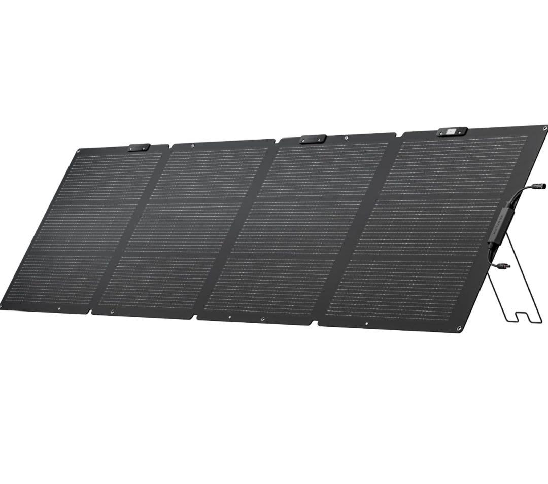 セール1日まで⭐︎ EcoFlow 220W Gen2 ソーラーパネル ⭐︎