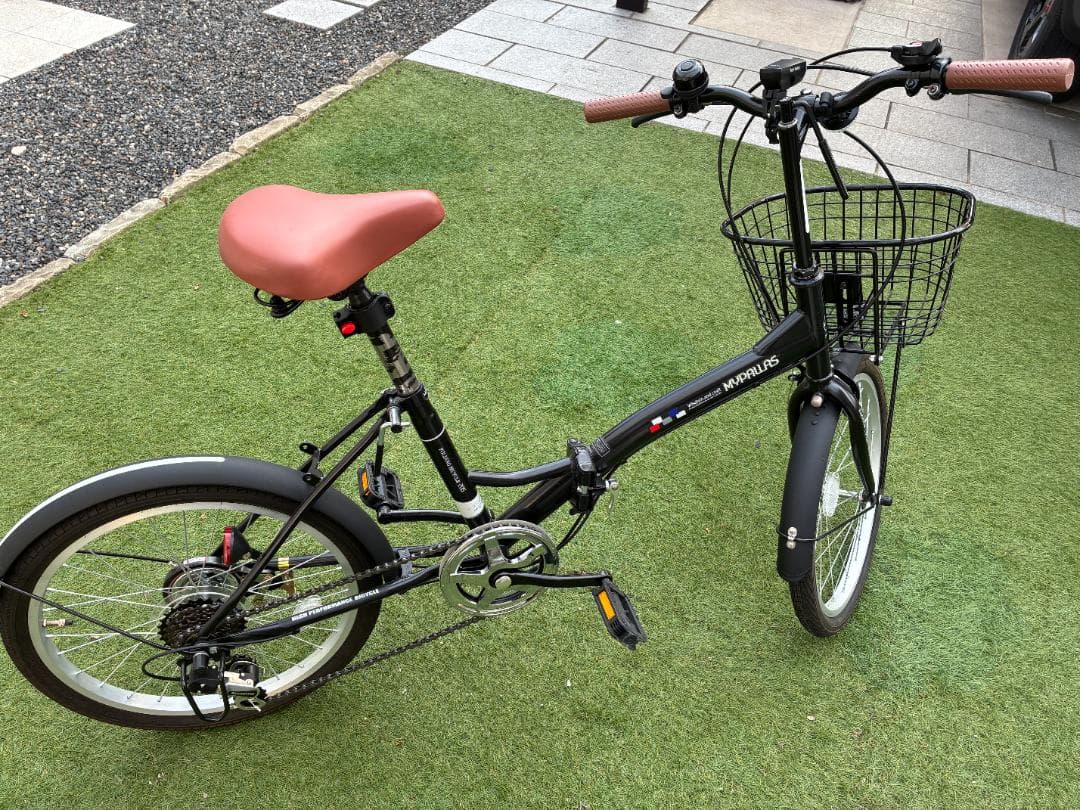 折り畳み自転車　MYPALLAS(マイパラス)　20インチ　ブラック