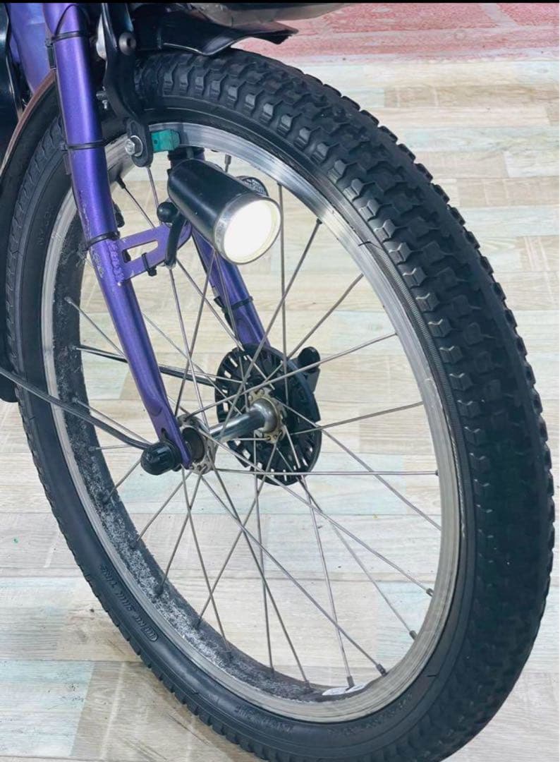 K2395 電動自転車ヤマハ パスキス 子供乗せ 20インチ 送料無料 パープル