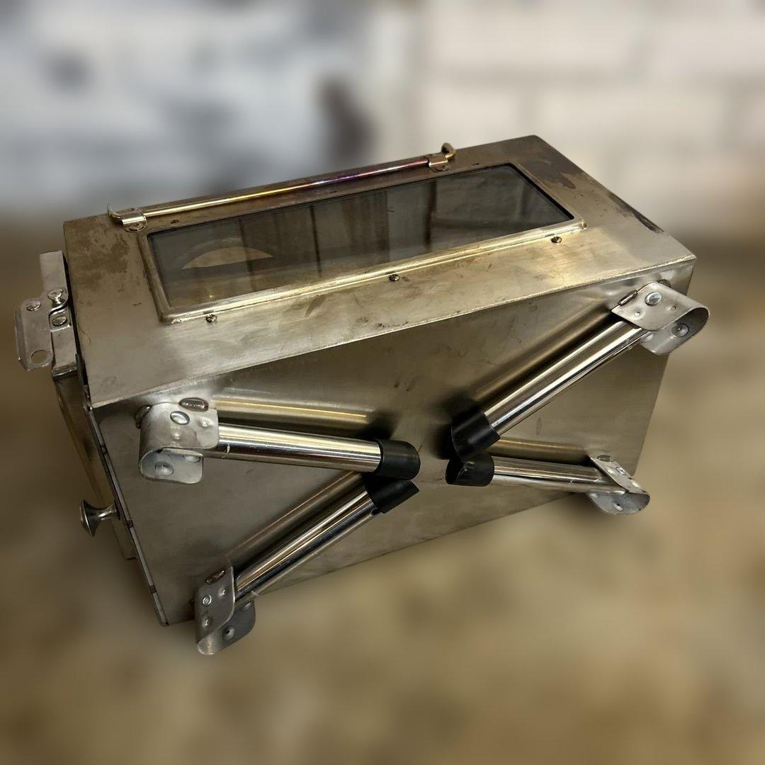 薪ストーブ コンパクト ステンレス製　付属品多数