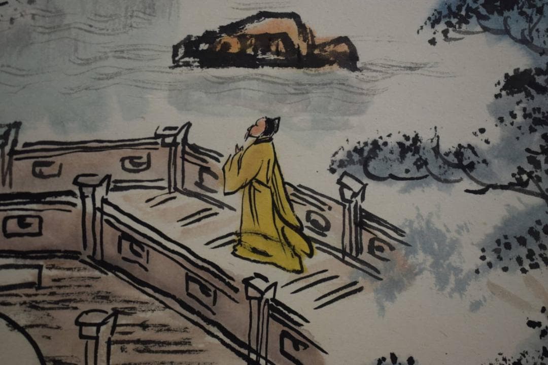 不詳/作者不詳/古寒山寺図/大幅/布袋屋掛軸HF-705